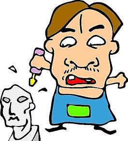 漫畫(huà)男性 卡通人物 矢量 AI_0014