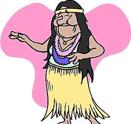 民族特色 卡通人物 矢量 EPS_0082