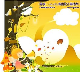 兒童生活 矢量 卡通人物 AI_0488