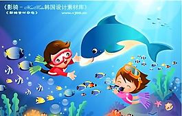 儿童运动会 卡通人物 矢量 AI_0354