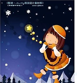 可愛小女孩 兒童 卡通人物 矢量 AI_0141