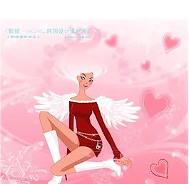 圣誕精品女孩  矢量 卡通人物 AI_0211