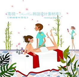 時尚人物簡筆 矢量  卡通人物 AI_0093