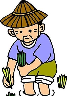 農(nóng)民 卡通人物 矢量 AI_0008