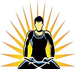 健身運動 運動人物 矢量素材 EPS格式_0391