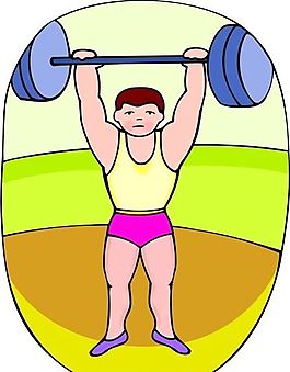 健身運動 運動人物 矢量素材 EPS格式_0385