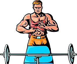 健身運動 運動人物 矢量素材 EPS格式_0355