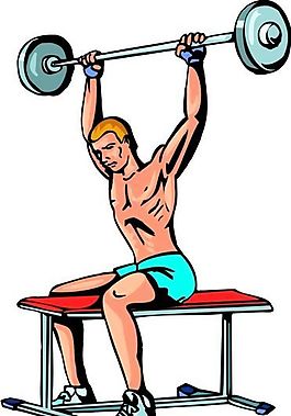 健身運動 運動人物 矢量素材 EPS格式_0351