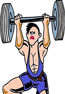 健身運動 運動人物 矢量素材 EPS格式_0293