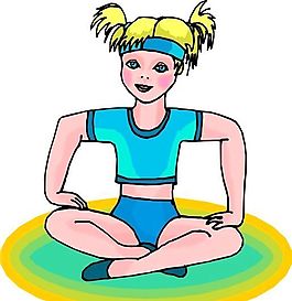 健身運動 運動人物 矢量素材 EPS格式_0245