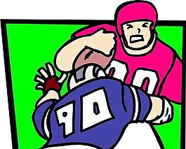 橄欖球運動 體育運動 矢量素材 EPS格式_0068
