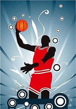 籃球運動插畫矢量素材 eps格式03
