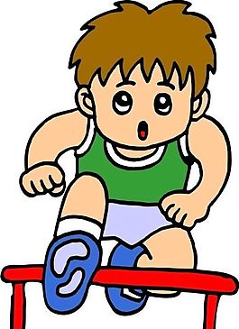運動員 卡通人物 矢量 AI_0169