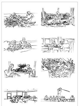 簡筆插圖 筆刷設計 矢量 AI格式_0004