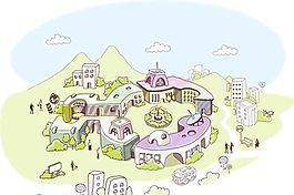 快樂生活插圖 矢量素材 ai格式_34