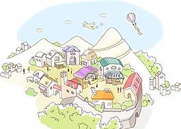 快樂生活插圖 矢量素材 ai格式_19