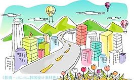卡通兒童 線條插畫 矢量 AI_0239