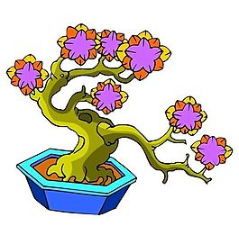 樹木古典插畫