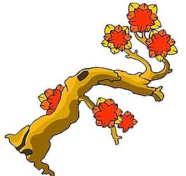 樹木古典插畫