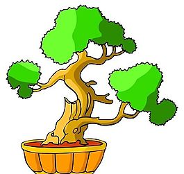 樹(shù)木古典插畫(huà)