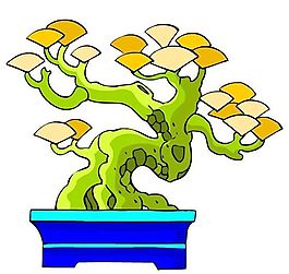 樹木古典插畫