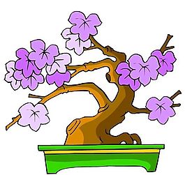 樹木古典插畫
