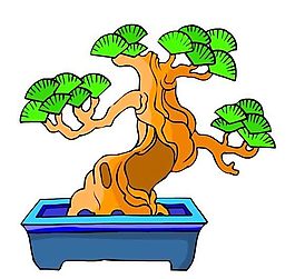樹木古典插畫