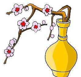 樹木古典插畫