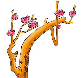 樹木古典插畫