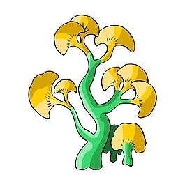 樹木古典插畫
