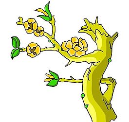 花卉古典插畫