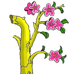 花卉古典插畫
