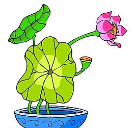 花卉古典插畫