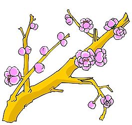 花卉古典插畫