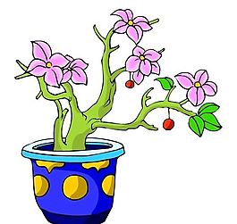 花卉古典插畫(huà)