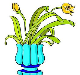 花卉古典插畫