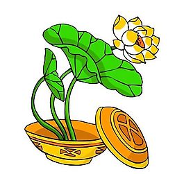 花卉古典插畫