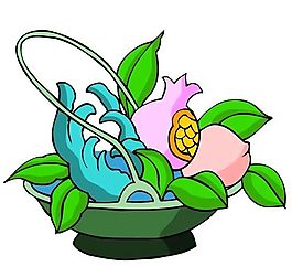 花卉古典插畫