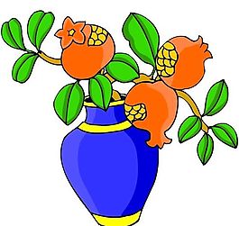 花卉古典插畫
