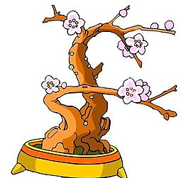 花卉古典插畫