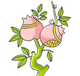 花卉古典插畫