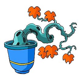 樹木古典插畫