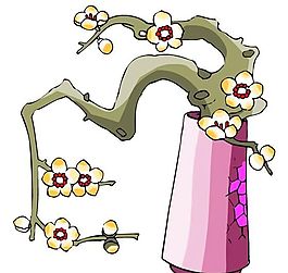 樹木古典插畫