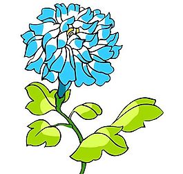 花卉古典插畫