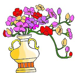 花卉古典插畫