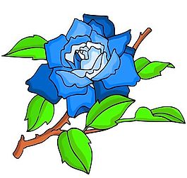 花卉古典插畫