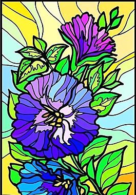 花朵 花草 鮮花 矢量 EPS格式_1707