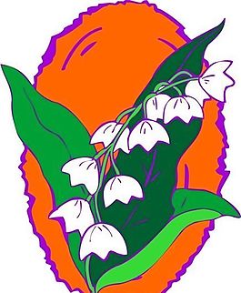 花朵 花草 鮮花 矢量 EPS格式_1556