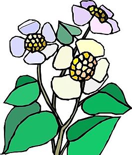 花朵 花草 鮮花 矢量 EPS格式_1541