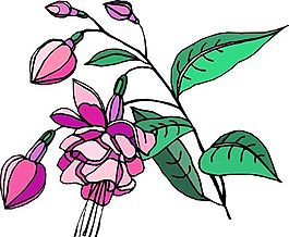 花朵 花草 鮮花 矢量 EPS格式_1495